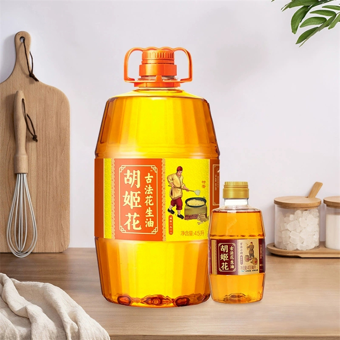 古法花生油4.9L组合装