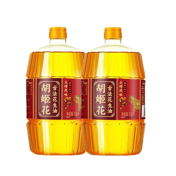 古法土榨风味花生油1.9L2 桶装